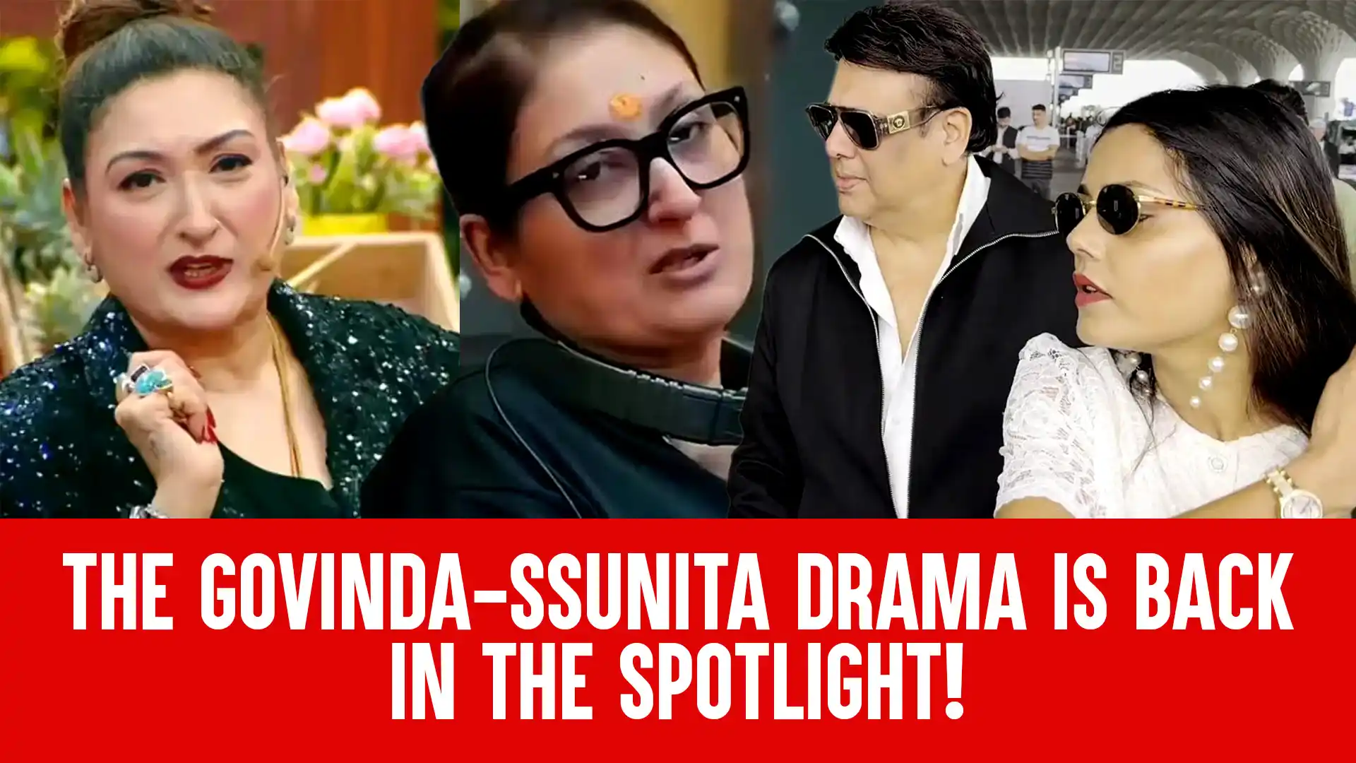 Sunita Ahuja’s Soft Fire at Govinda & Rani Swarnkar Airport Drama – ‘Sugar Daddy’ Heat & Pure Controversy