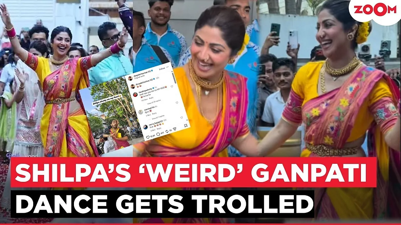 Shilpa Shetty’s Ganpati Visarjan Dance Went Viral — She Says She Was Hiding the Goodbye