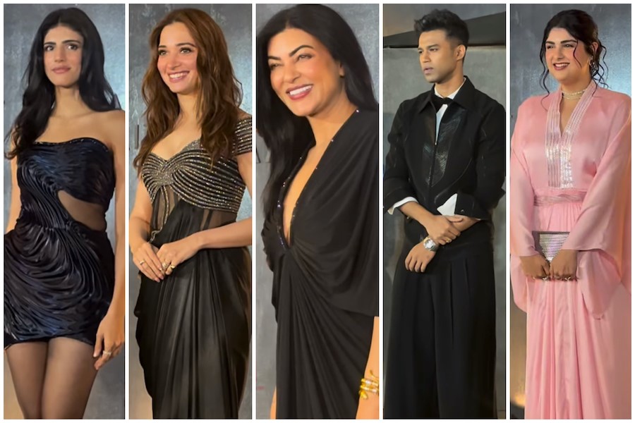 Sushmita Sen in a Black Cape at Amit Aggarwal’s Kala Ghoda Launch: The Miss Universe Walk Never Left