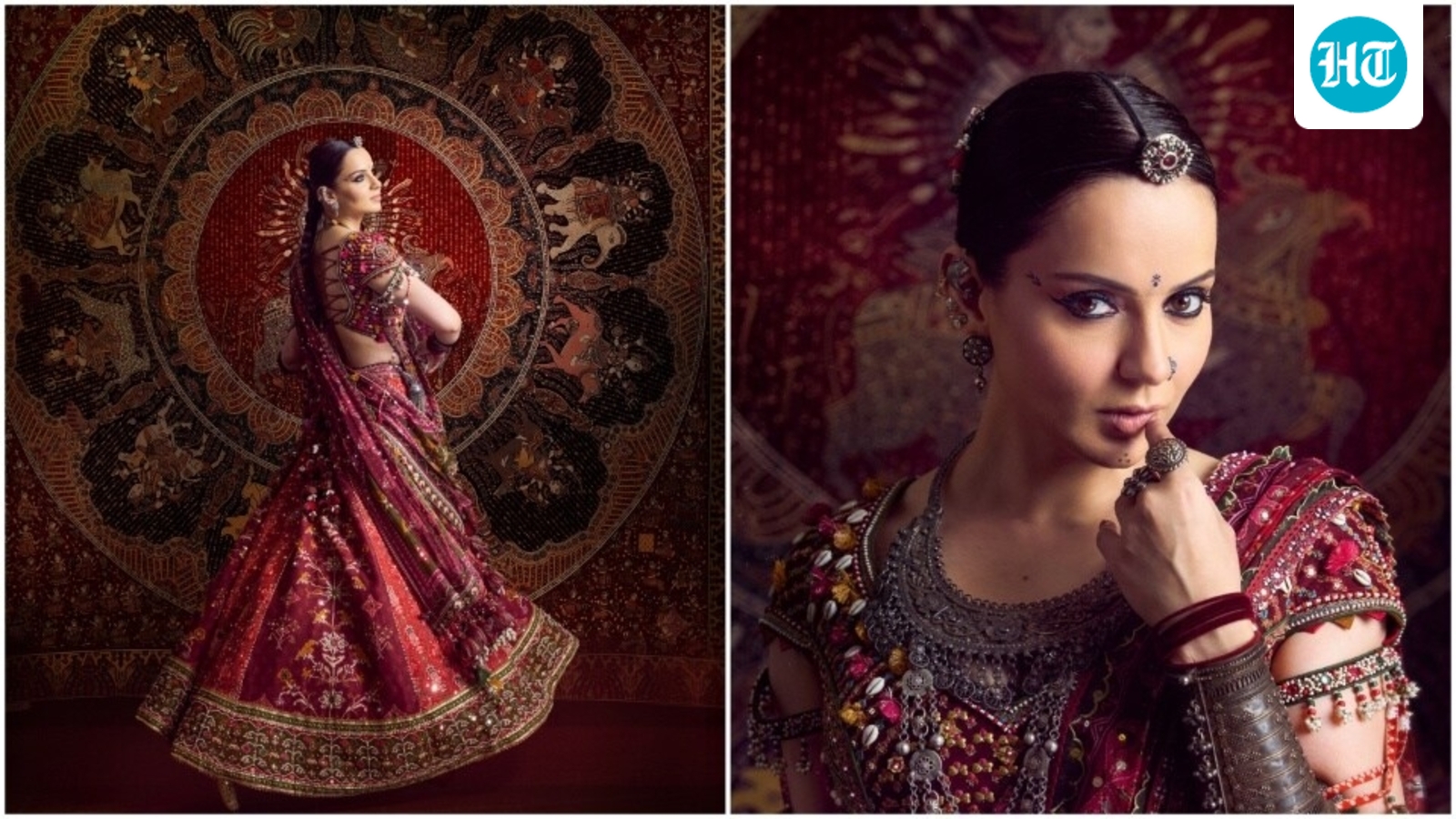Kangana Ranaut’s ₹2.10 Lakh Torani Lehenga: The Maximalist Navratri Look That Owns the Frame