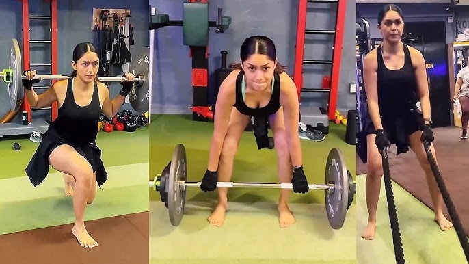Mrunal Thakur’s Gym Look Is Pure Fire – Soft Curves and Unmatched Confidence