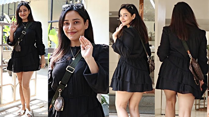 Neha Sharma Sets Feeds on Fire in Bold Black Dress – Soft Curves and Pure Glamour