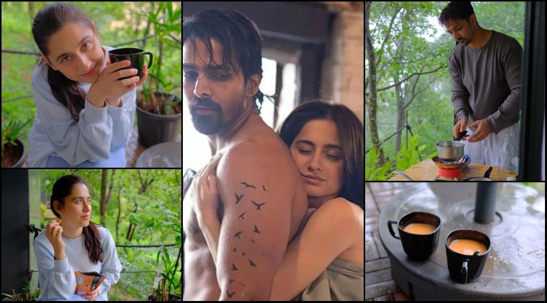 Harshvardhan Rane & Sanjeeda Shaikh’s Matching Vacation Posts Spark Fresh Dating Heat – Soft Moments, Shared Space & Pure Speculation