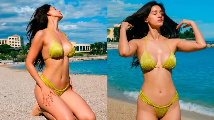 Disha Patani’s Latest Swimsuit Drop Melts Instagram – Soft Curves, Strapless Pink Heat & Pure Vacation Fire