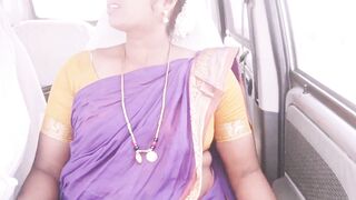 Indian maid car sex Telugu dirty talks.