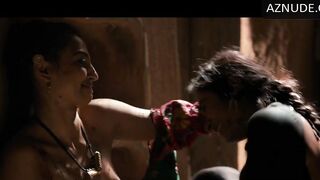 Radhika Apte Showing Breasts in Parched (2016)