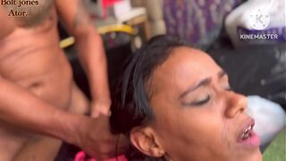 I went to help my neighbor move, look at the mess that happened/ special guest appearance by the Indian Juju.