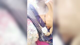 Indian desi Village bhabhi outdoor pissing porn