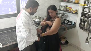 Desi Indian Kavita Bhabhi fuck in kitchen