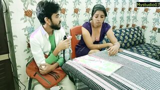 Indian beautiful Madam and student hot sex!! Latest hot sex