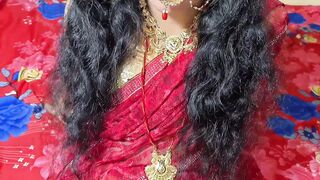 Latest Desi couple indian newly married Wife On bedroom Clear hindi audio