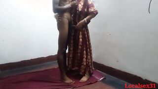 Desi Indian Village Married Bhabi Red Saree Fuck ( Official Video By Localsex31)
