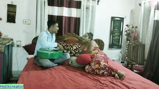 Indian Hotwife private sex with Boss for Promotion!! Husband Don't know