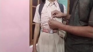 Indian Desi School Girl Fucking Hard In Big Cock