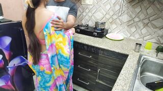 Indian Desi Bhabhi Fucked Hard by Her Devar First Time in kitchen