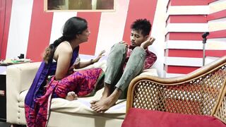 Big Boobs Hot Indian MILF Fuck Her Stepson With Passion