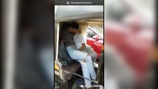Indian Horny bees made-out in AutoRikshaw