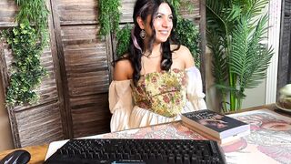 Desi Indian Girl at the Bookstore - Grateful for books - Sucking & Fucking secretly