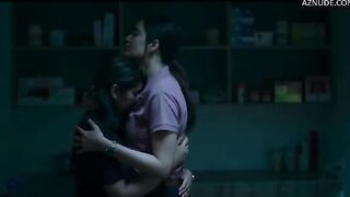Gauri Saxena and Karishma Tanna Lesbian, Breasts Scene in Hush Hush | Gauri Saxena Nude