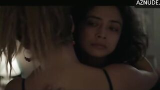 Olivia DeJonge and Geetanjali Thapa Lesbian, Underwear Scene in Stray Dolls | Geetanjali Thapa Nude