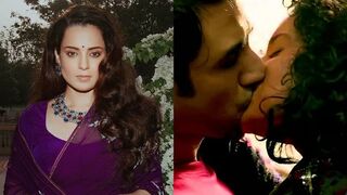 Kangana Ranaut Kissing Vir Das in Revolver Rani