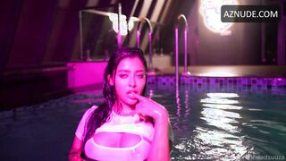 Thea Dsouza Butt, Breasts Scene in Thea Dsouza Nude Pool Onlyfans | Thea Dsouza Nude