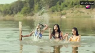 Nyra Banerjee, Akshaya Shetty and Dipali Sharma Breasts, Bikini Scene in Helllo Jee | Dipali Sharma Nude