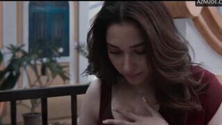 Tamanna Bhatia Breasts, Thong Scene in Lust Stories 2 | Tamanna Bhatia Nude