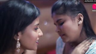 Saisha Bhasin Khan and Divya Arya Lesbian, Butt Scene in Flat Screen  | Saisha Bhasin Khan Nude