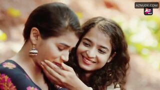Megha Mathur and Bhakti Maniar Lesbian, Breasts Scene in Hai Taubba | Megha Mathur Nude