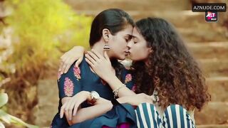Megha Mathur and Bhakti Maniar Lesbian, Breasts Scene in Hai Taubba | Megha Mathur Nude