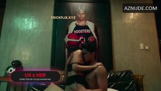 A.J. Raval and Angeli Khang Lesbian, Breasts Scene in Vmx Club | A.J. Raval Nude