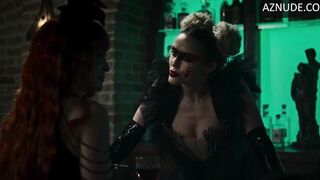 Mena Suvari, Sarah Dumont, Dichen Lachman and Unknown Breasts Scene in Vampires Of The Velvet Lounge | Dichen Lachman Nude