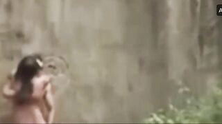 Gayesha Perera Butt, Breasts Scene in Igillena Maluwo | Gayesha Perera Nude